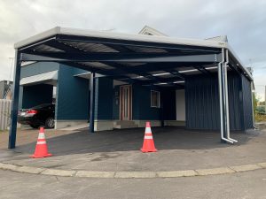 角地からの入庫もストレスなく！